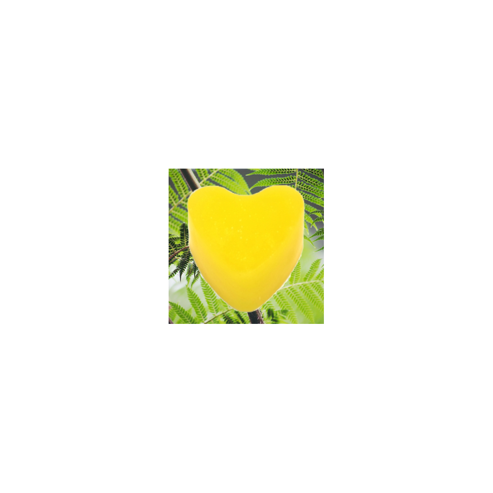 Rankų darbo muilas širdelė Bananas 70 g | kanoshop.lt